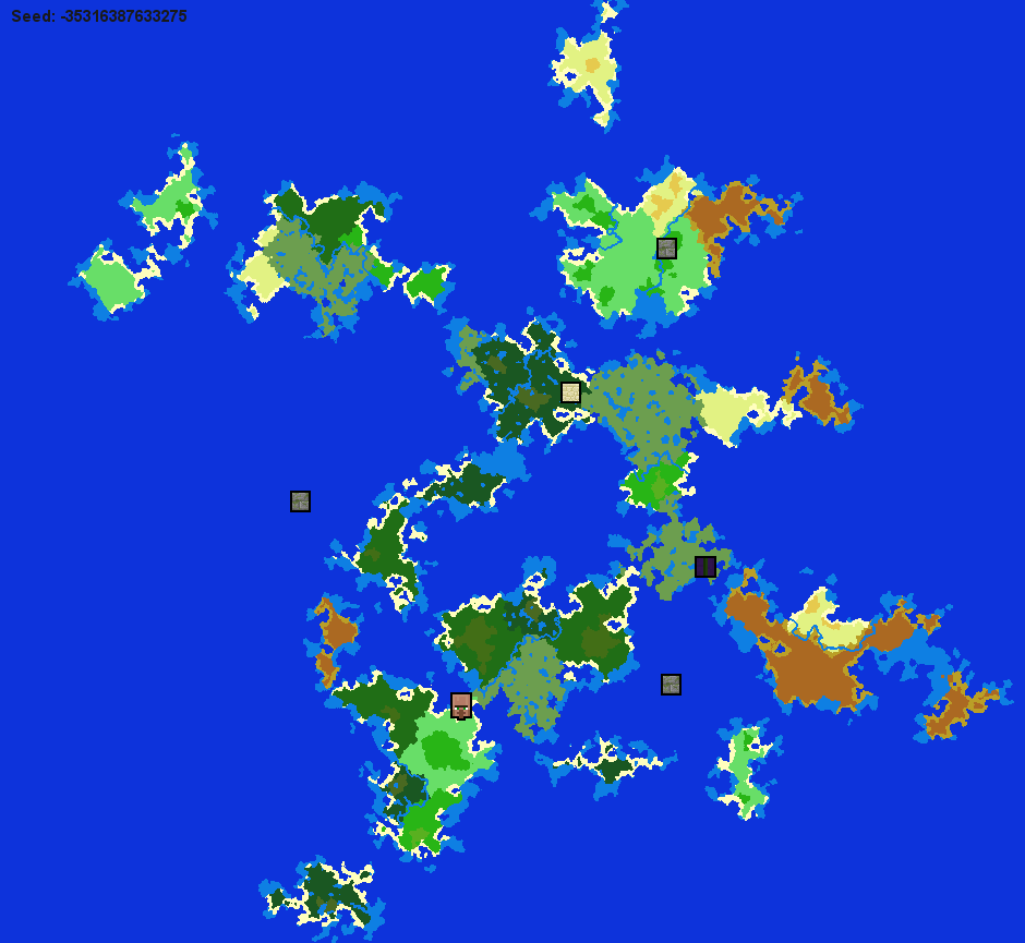 Minecraft island seeds (also small continents!)  Simple 
